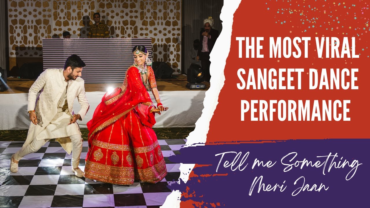 This most viral Sangeet Couple Performance on the internet! Tell me Something Dance #sangeetdance