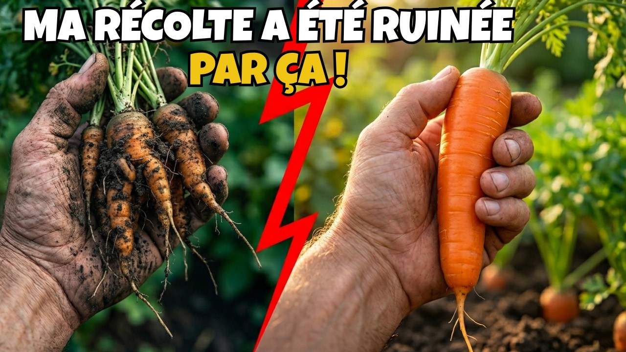 L'ERREUR La Plus GROSSE Qui Peut Détruire Votre Récolte de Carottes ! Il M'a Fallu 10 Ans Pour Le .