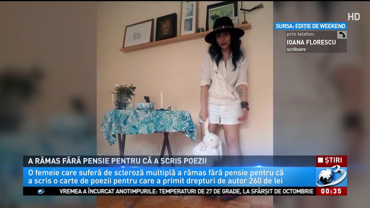 A rămas fără pensie pentru că a scris poezii