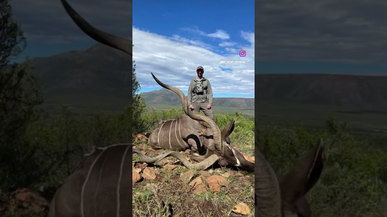 A proper kudu bull from the heart of the Eastern Cape, South Africa. #hunting #africa #mountains