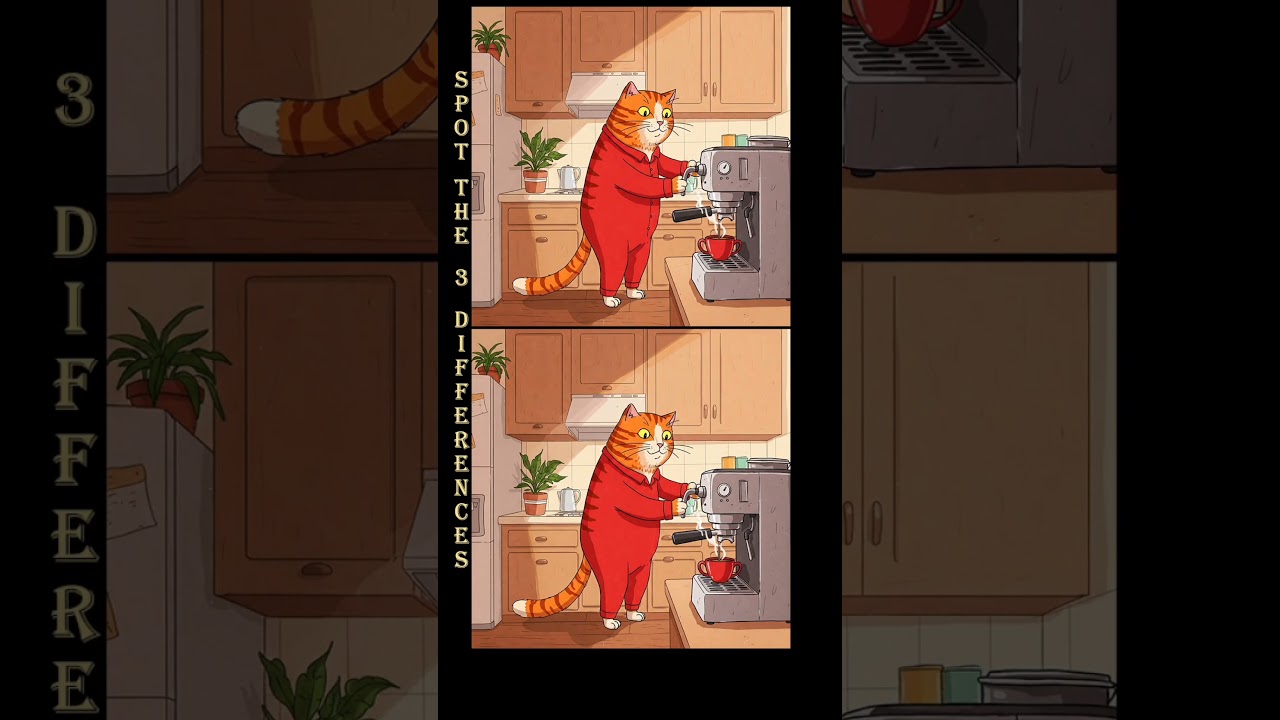 Puzzle for seniors: Find the difference!