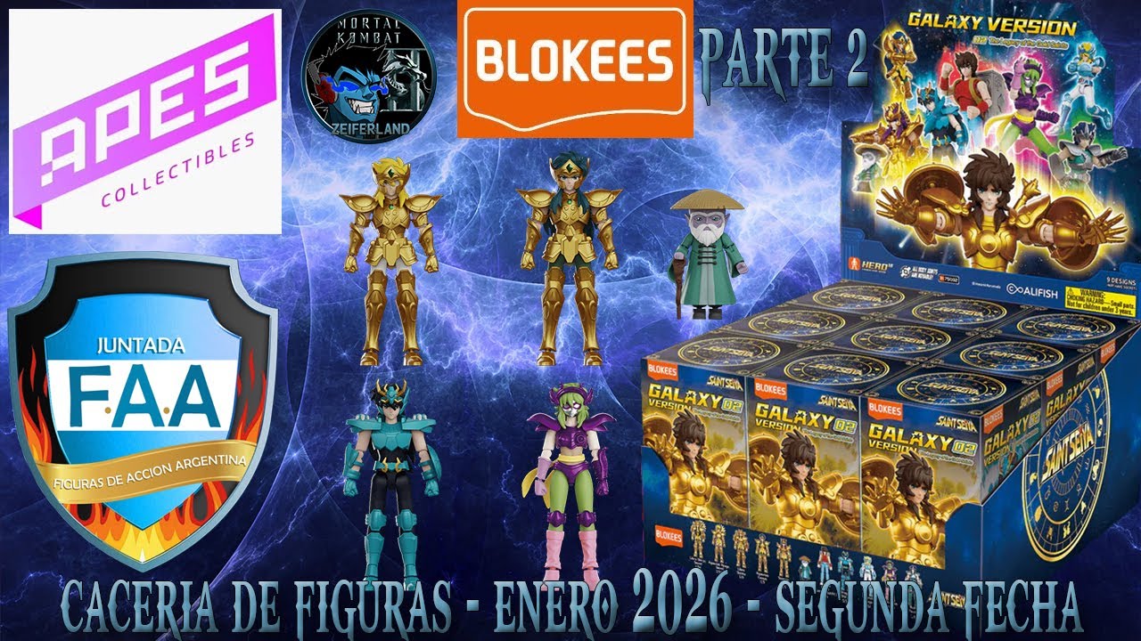 JUNTADA FAA - ENERO 2026 SEGUNDA FECHA - SAINT SEIYA BOX 2 GALAXY VERSION PARTE 2 - BLOKEES