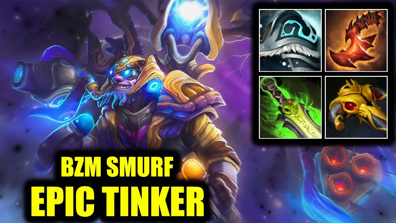 🔥 EPIC TINKER - BZM SMURF - 21 KILLS - DOTA 2 PRO GAME HIGHLIGHTS