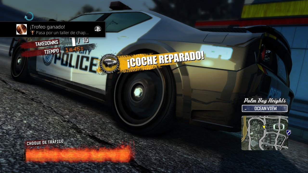 Burnout Paradise Remastered - (Trofeo) Pasa por un taller de Chapa durante una Furia al Volante