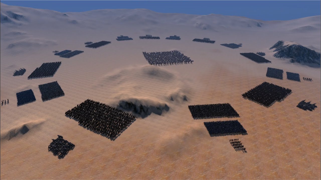 T-REXES VS MEDIEVAL ARMY - UEBS - Ultimate Epic Battle Simulator