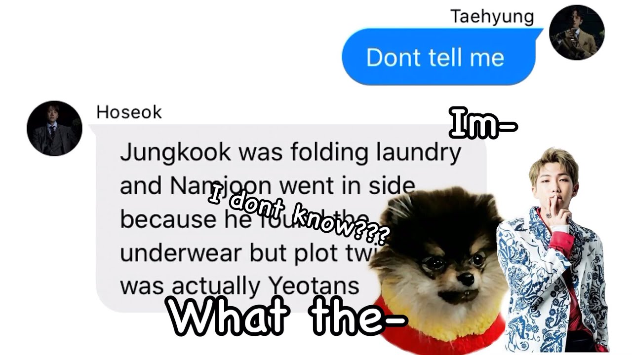 BtS TeXtS- ThE oNe WiTh THe vIctOriOuS sEcRet UnDeRweAr