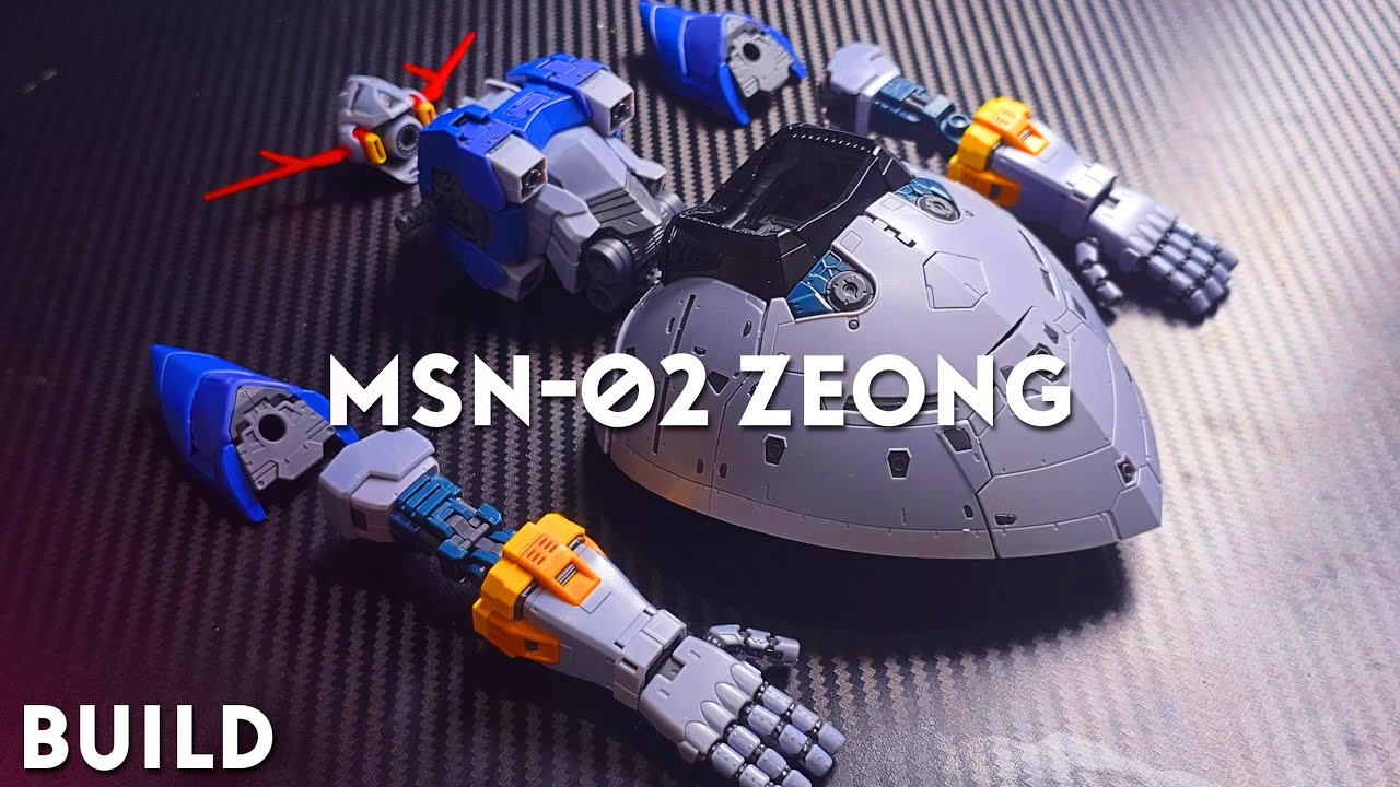 RG 1/144 MSN-02 Zeong | SPEED BUILD | ASMR BUILD | Model Kit by Bandai