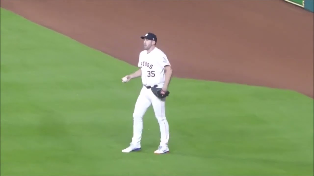 Justin Verlander returns to Detroit (1 yr/$13M) warm-up...ALCS Gm 1...Astros vs. Rangers...10/15/23