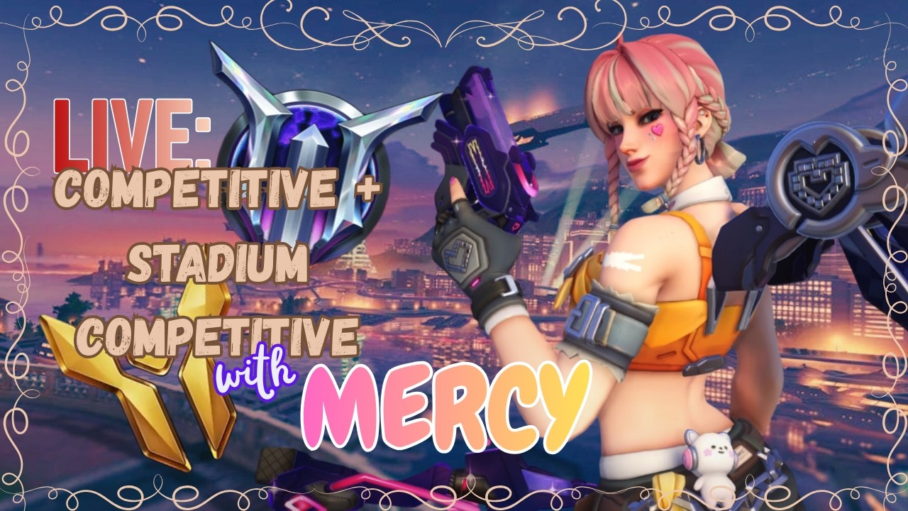 [PS5] Overwatch - Stadium Competitive  alone 💖✨ - Mercy Gameplay S1