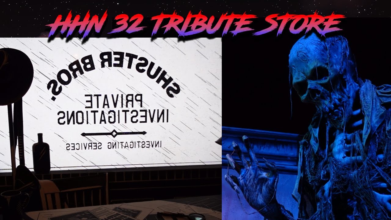 Sights & Sounds Inside The Halloween Horror Nights 2023 Tribute Store | Topher's Log
