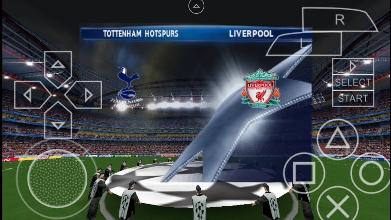 UEFA CHAMPIONS LEAGUE FINAL: TOTTENHAM HOTSPUR vs. LIVERPOOL | PES 2019 PSP | PPSSPP