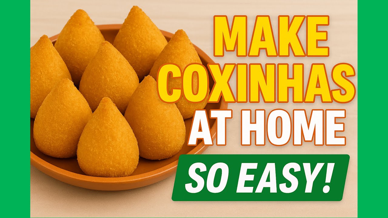 HOW TO MAKE BRAZILIAN COXINHA &ndash; Crispy Chicken Croquettes for Beginners!