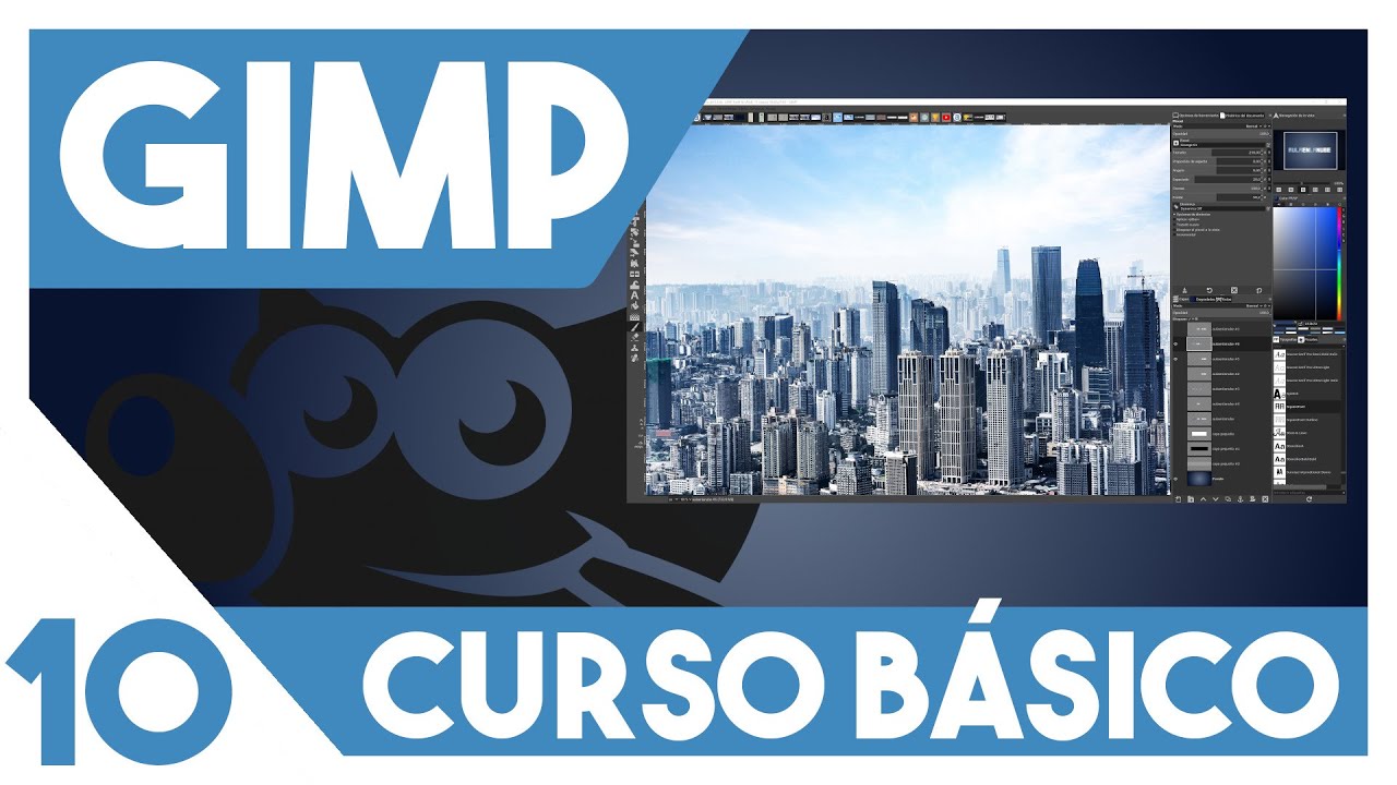 GIMP Curso BÁSICO  ▶▶  10. Escalar imágenes (cambiar resolución)