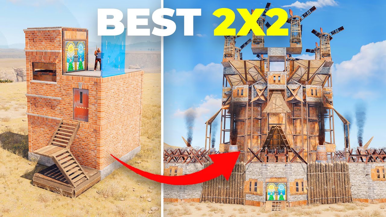 The Best 2X2 - ULTIMATE Small Group RUST Base for 2024
