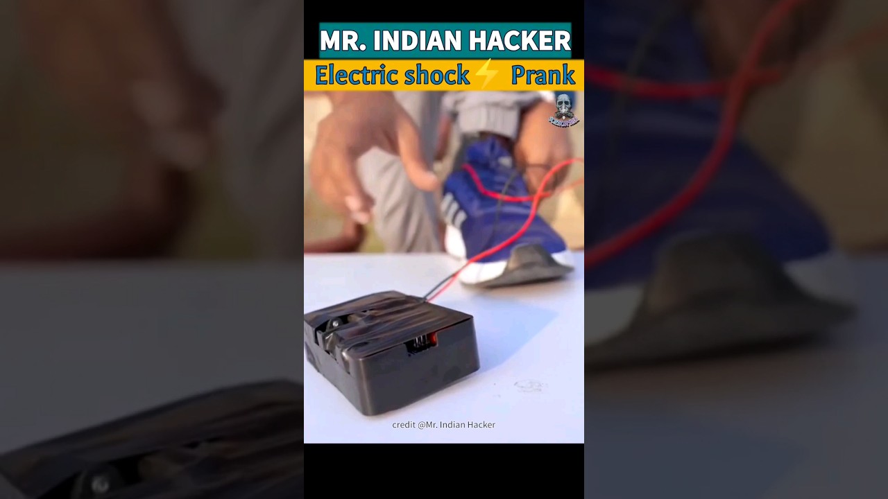 Exposed ! Shock to Hand Shake Trick 🤝⚡@MRINDIANHACKER #shorts #mrindianhacker #electric