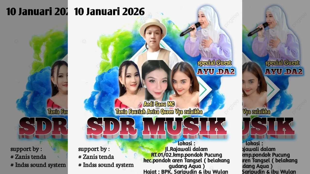 🔴 LIVE STREAMING SDR MUSIK - SABTU 10 JANUARI 2026 ( SIANG )