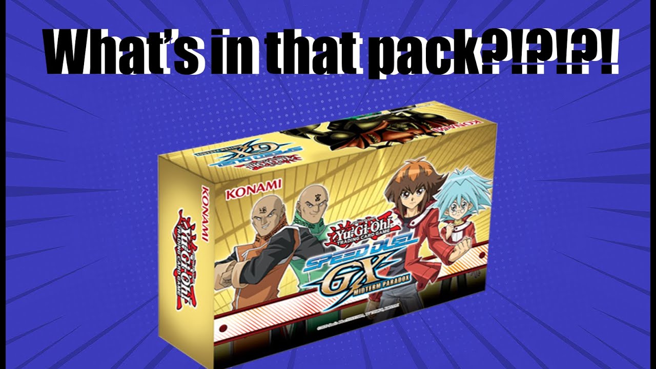 What's in that pack?!?!?! GX Speed Duel Midterm Paradox 8-20-25 #yugioh #yugiohcommunity