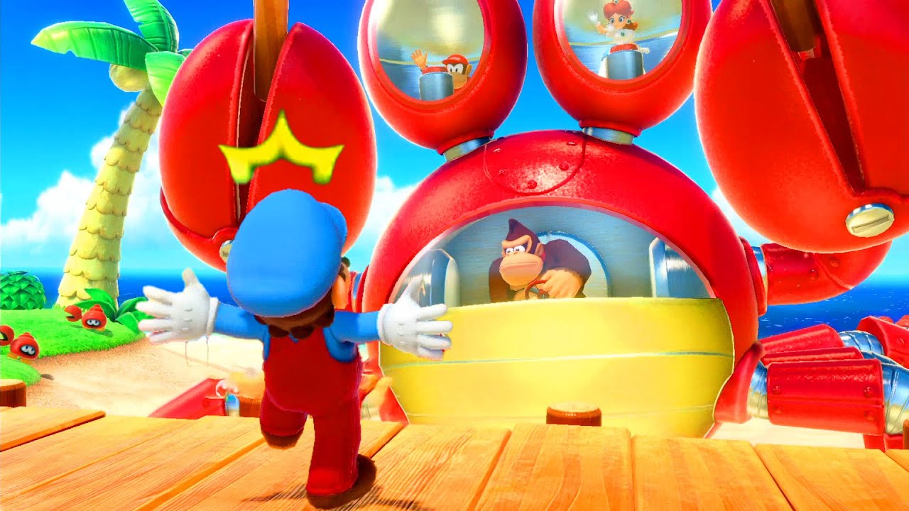 【スーパーマリオパーティ】ミニゲームマリオVsドンキーコングVsディディーコングVsデイジー(最強CPU｢たつじん」)
