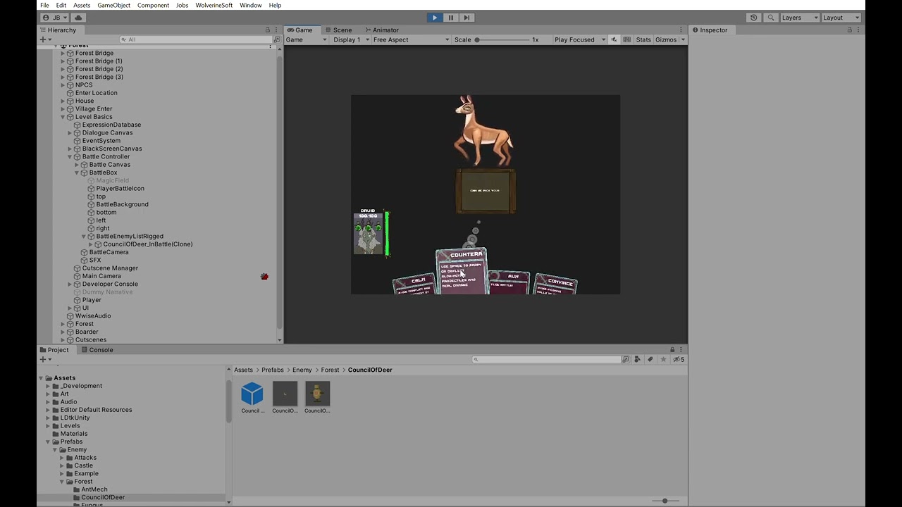 Proof of concept for quest encounter animation implementation