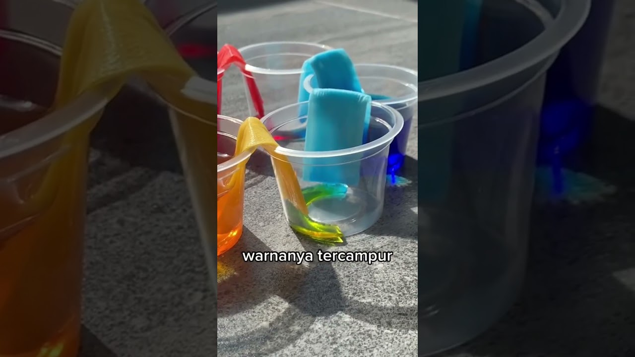 Eksperimen: Pencampuran Warna #shorts #experiment #science #indonesia