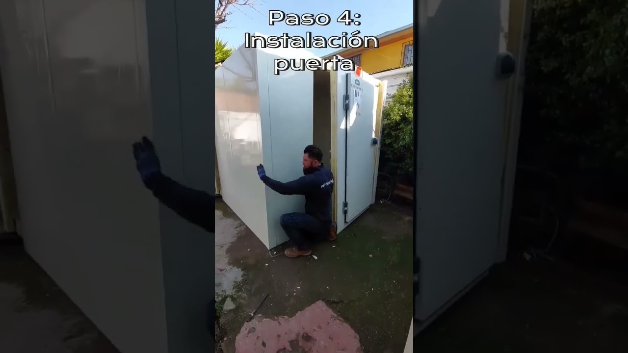 armado de camara de refrigeraci&oacute;n modular en 1 d&iacute;a.