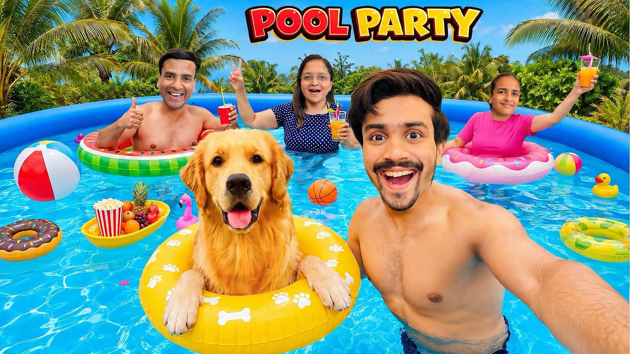 Summer Pool Party With Family | Reo Ki Non Stop Masti!! | Anant Rastogi 