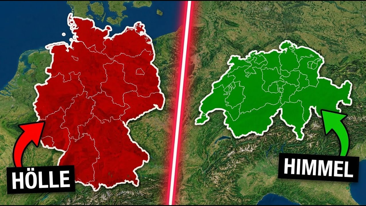 Die schockierende Wahrheit über den Vergleich zwischen Deutschland und der Schweiz enthüllt