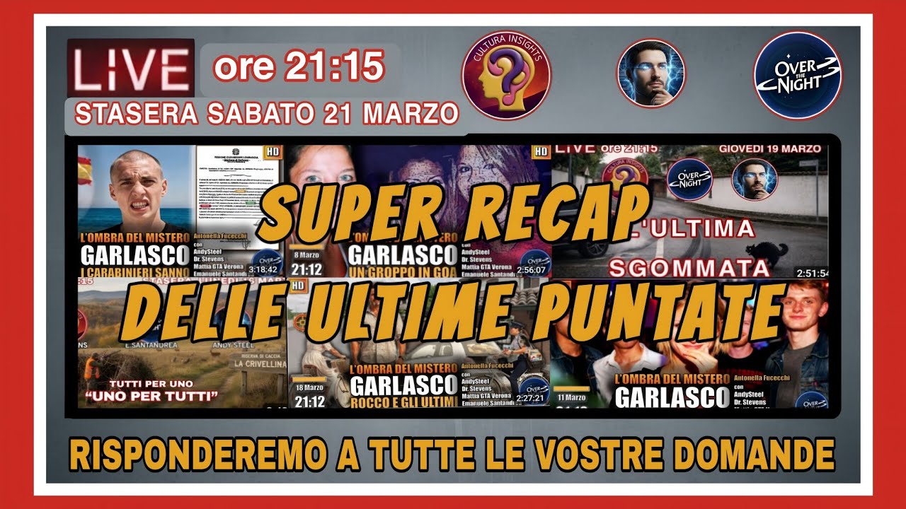 LIVE - BREAKING NEWS Cattaneo e SUPER RECAP di CULTURA INSIGHTS, OTN, ANDY STEEL e DR.SSA FOLCAT