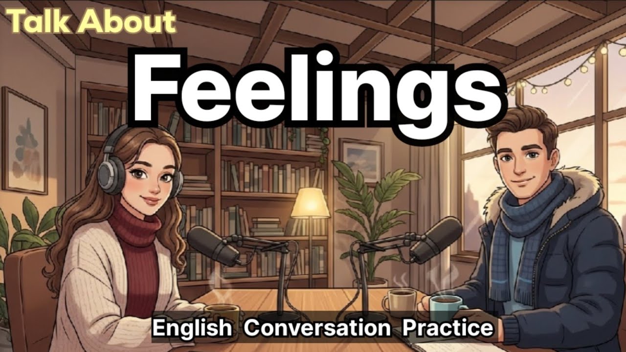 How To Talk About Your Feelings In English | English Conversation Practice!