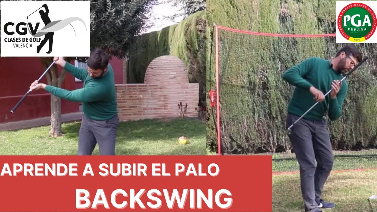 2 ejercicios para APRENDER A SUBIR EL PALO - BACKSWING- Consejos de Golf en Español