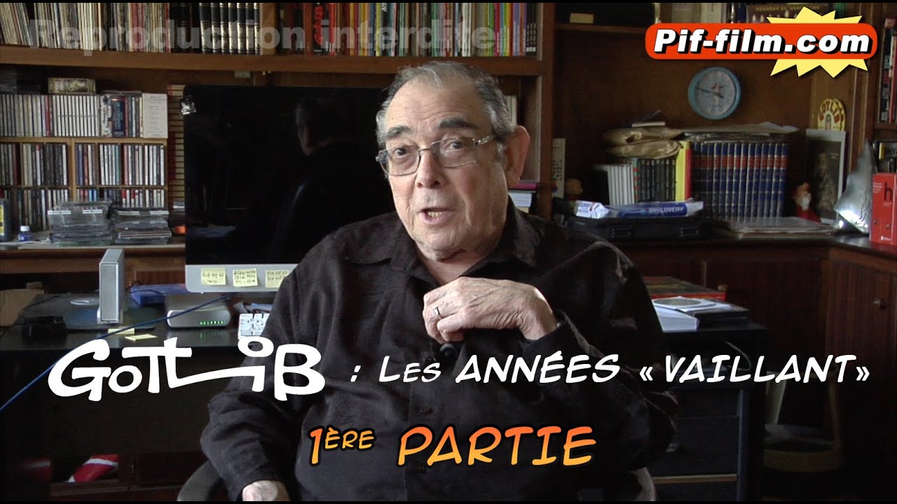 FILM GOTLIB, années Vaillant  - 1ere partie : ses débuts en BD