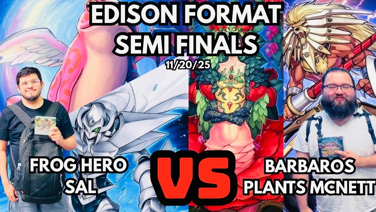 FROG HERO против BARBAROS PLANTS в формате Эдисона! ПОЛУФИНАЛ