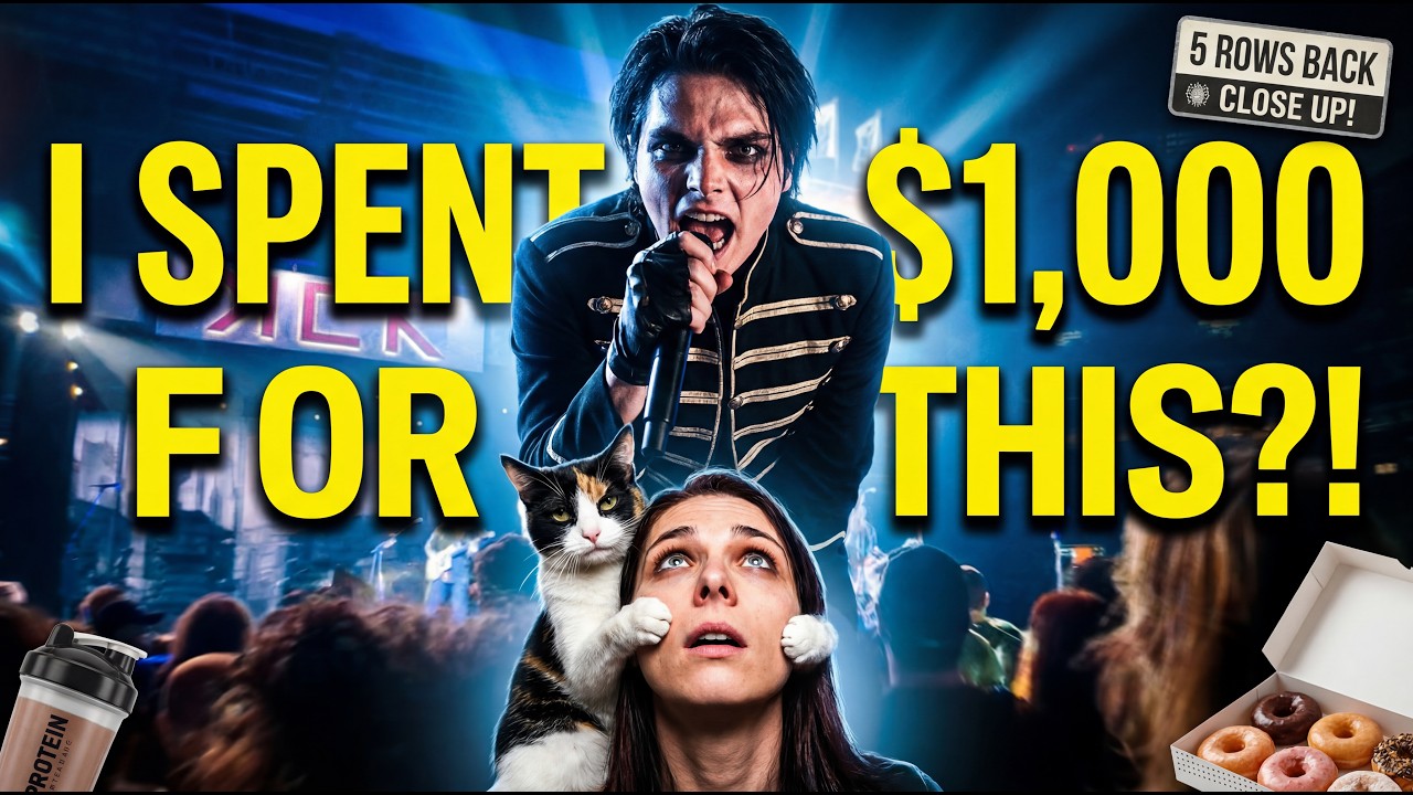 I Road Tripped to See My Chemical Romance in 2025 | Emo vs Healthy Gym Bro Snacks