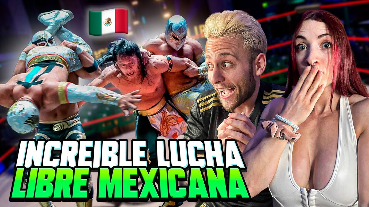 MI NOVIA REACCIONA a LOS MEJORES MOVIMIENTOS de MEXICANOS en LUCHA LIBRE!