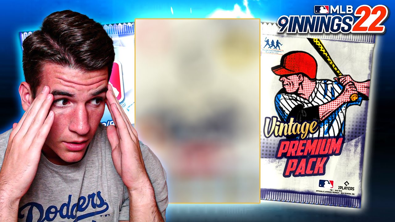 HOW MANY TIMES WILL I PULL THIS CARD? Team Select Diamond & Vintage Pack Opening! - MLB 9 Innings 22