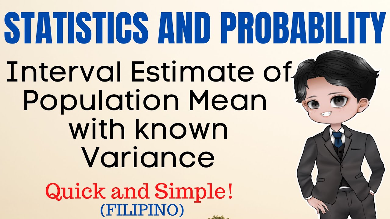Interval Estimate of Population Mean with Known Variance | Confidence Interval | Statistics