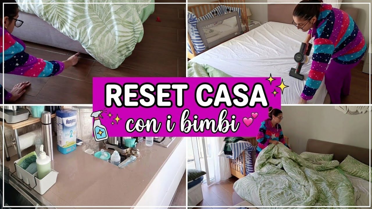 Pulizie di casa a ostacoli: organizzarsi con due bambini🤸‍♀️🧽
