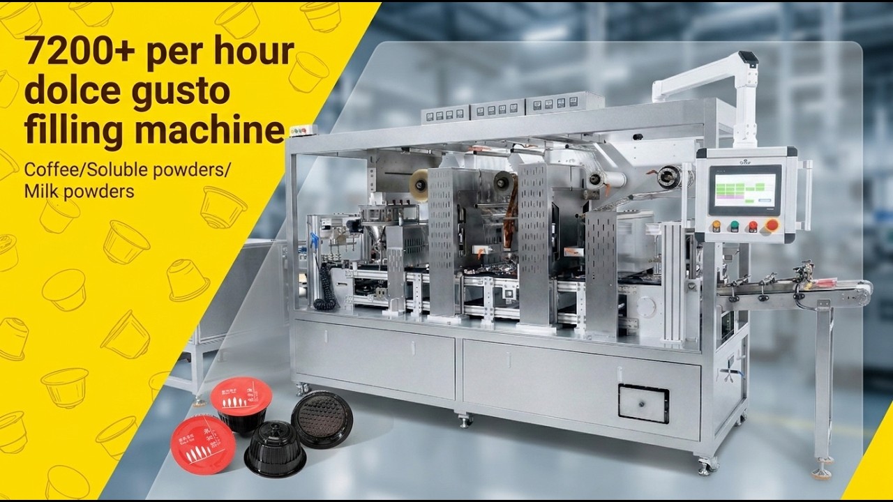 200cpm H4 Dolce Gusto Compatible Filling Machine production Line | AFPAK