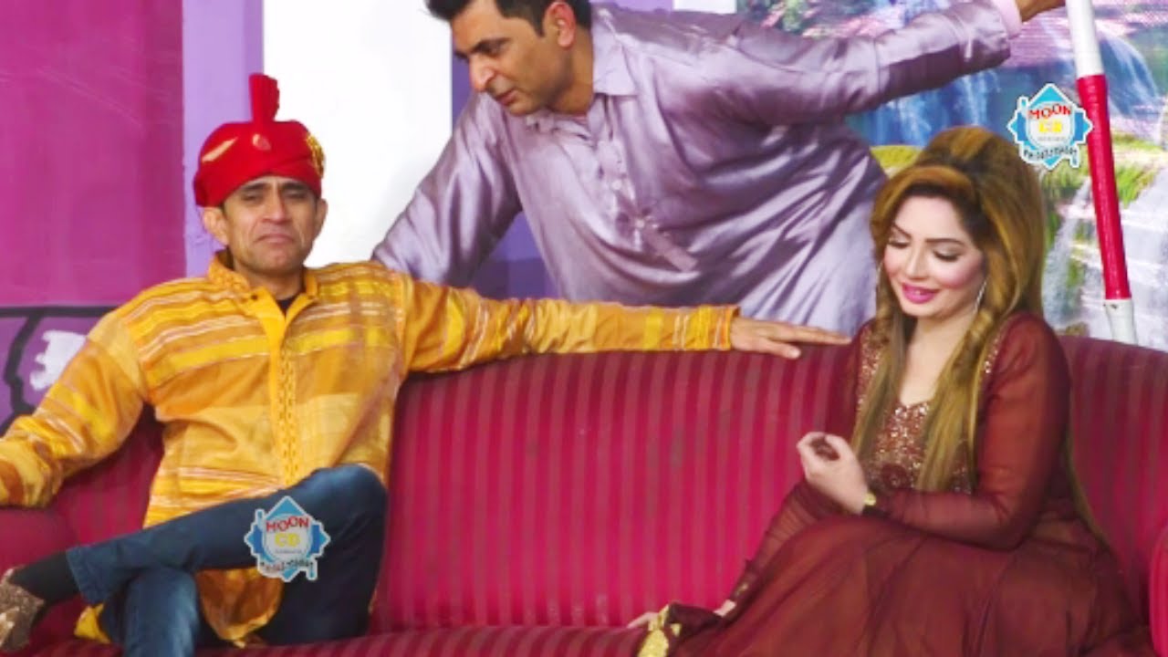 Amjad Rana and Mishal Khan with Goshi 2 Stage Drama Connection Pyaar Da Comedy Clip 2020