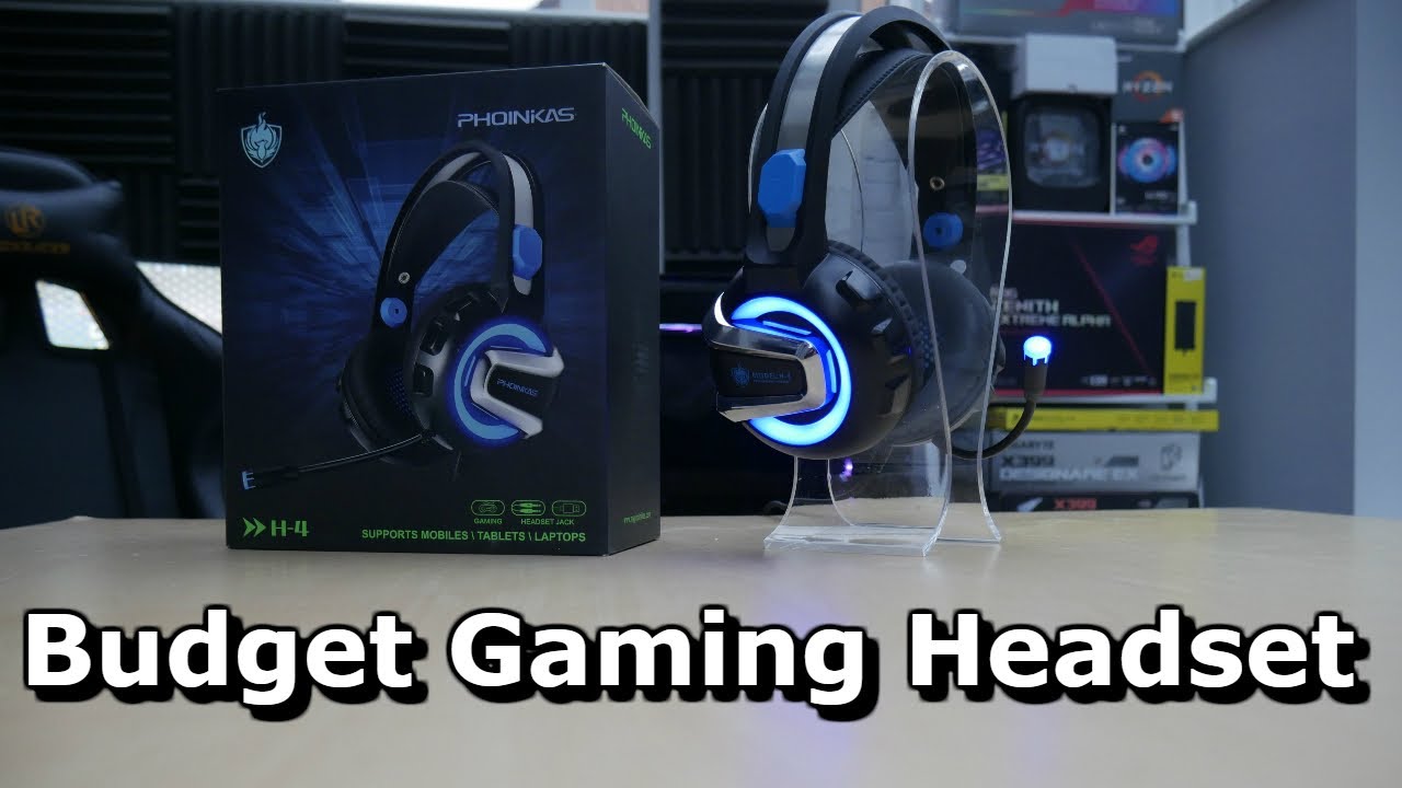 Budget Gaming Headset Review for under £30 - Phoinikas H-4