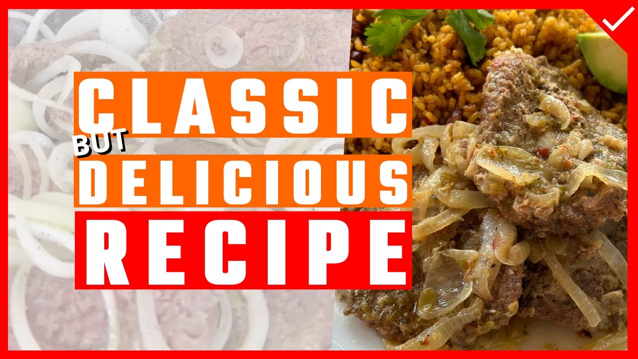 STEAK & ONIONS Puerto Rican Style - Bistec Encebollado 🤤