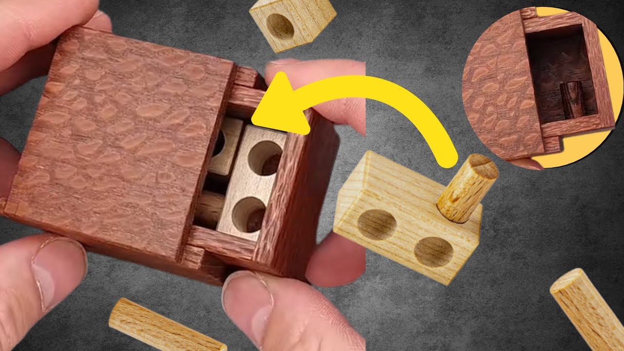 The Hidden Pegs That Make This Minima 1st Drawer Puzzle Impossible! #puzzle