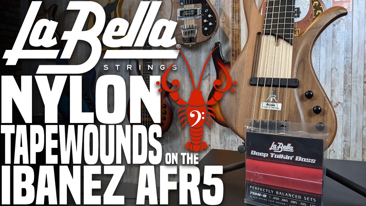 Testing LaBella Nylon Tapewounds on The Ibanez Affirma AFR5! - LowEndLobster Fresh Look