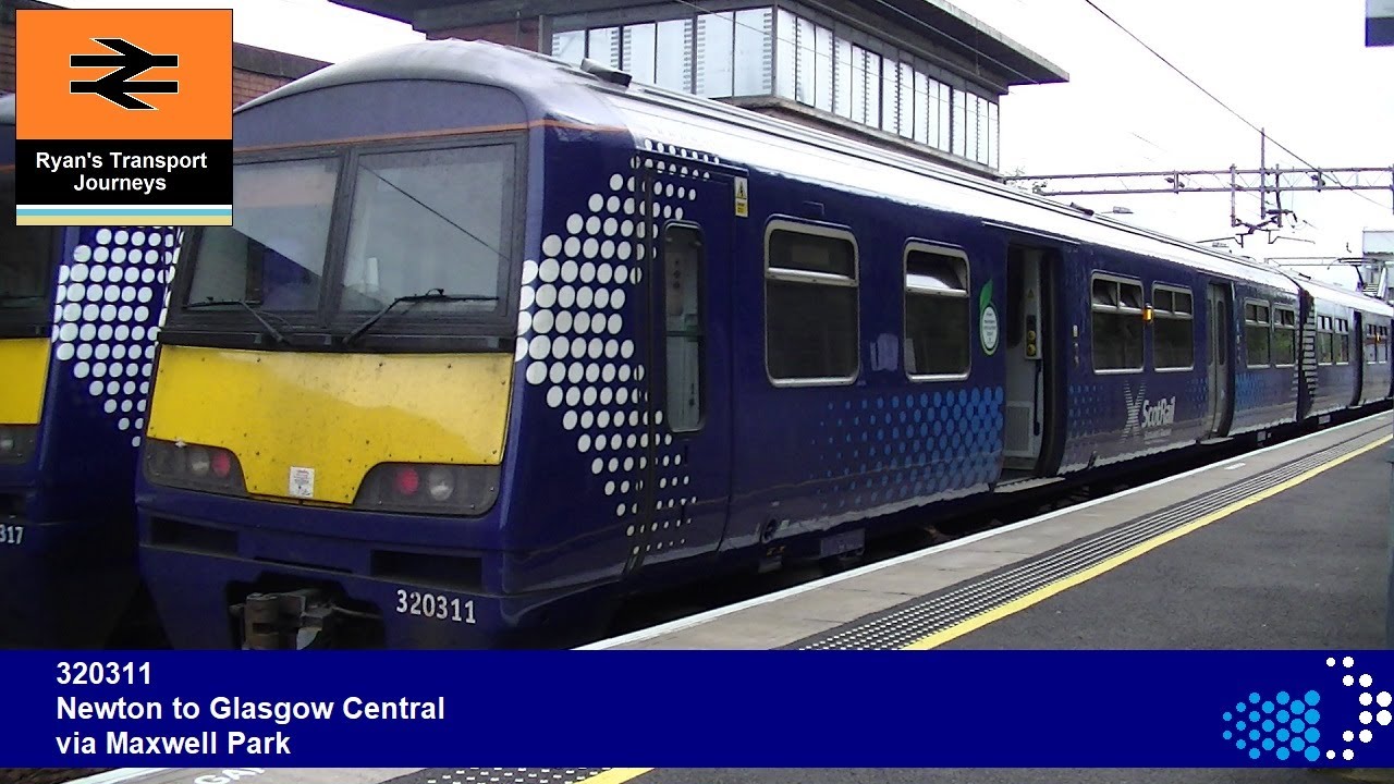 320311 Newton to Glasgow Central via Maxwell Park