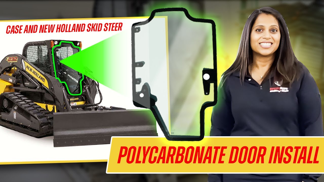 Installing a Case New Holland Polycarbonate Door Windshield | Forestry Doors & AmeriRent Equipment