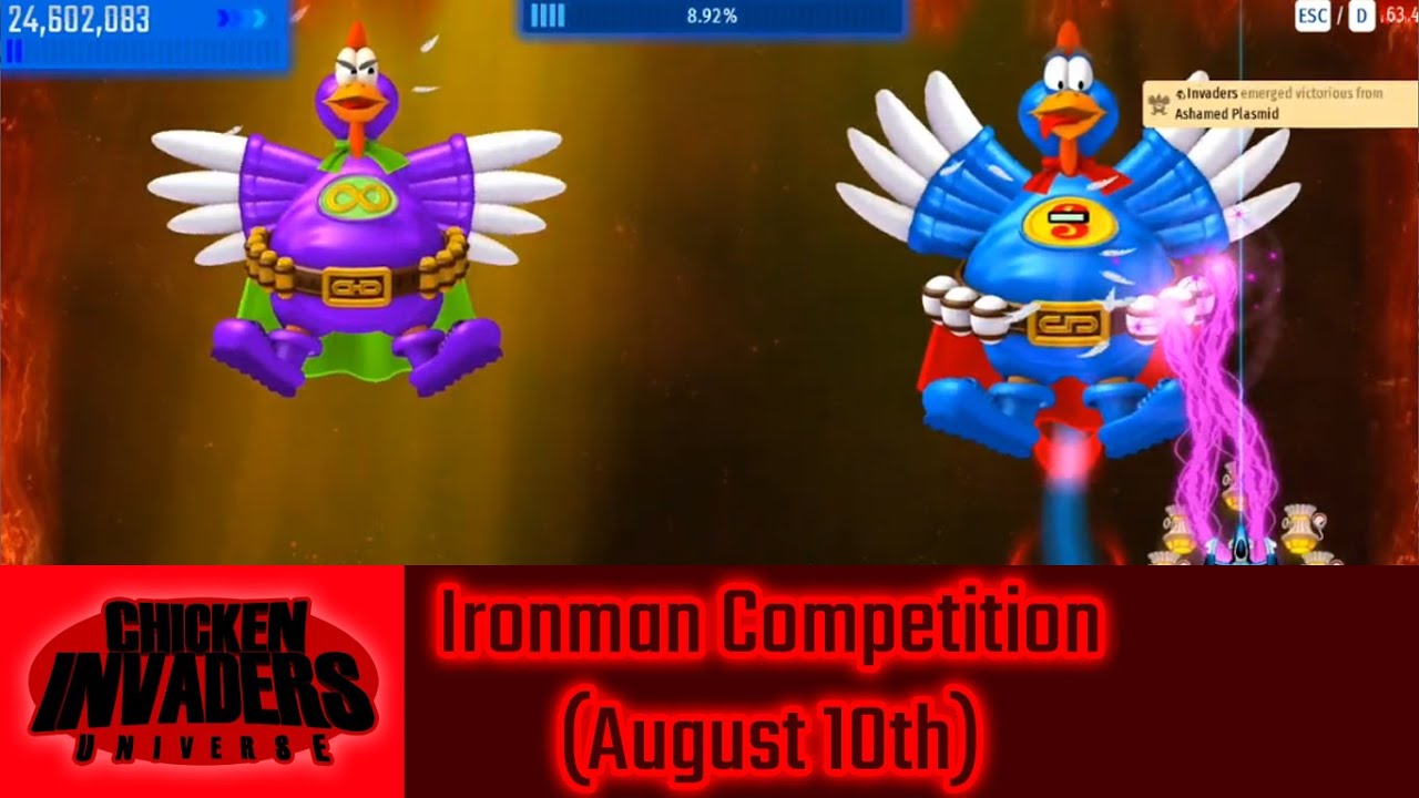 Chicken Invaders Universe - Ironman Competition (August 10th)