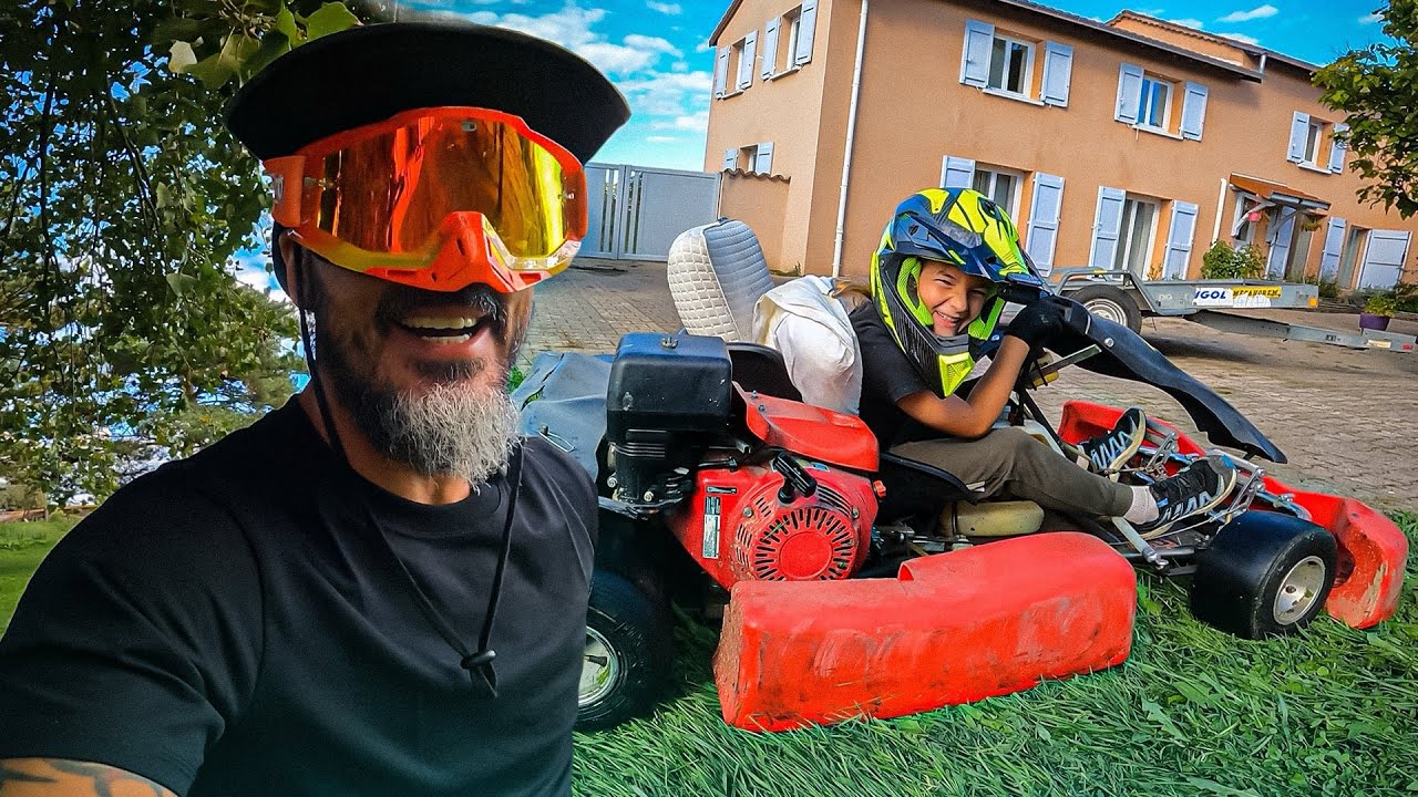 EXPÉRIENCE DE FOU A 10 PIGES !! KART DANS LA BOUE !!! 