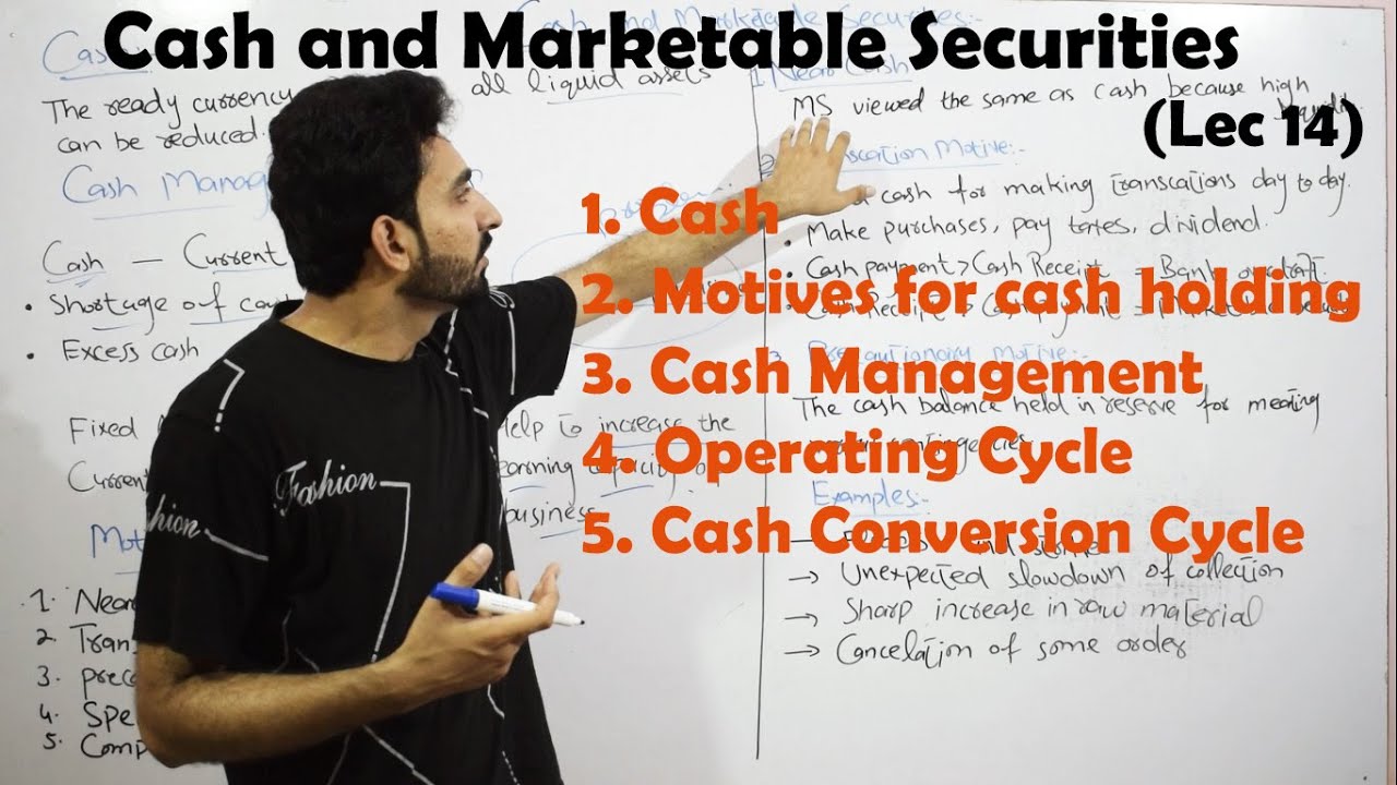 Lec:14 Cash and Marketable Securities in Urdu/Hindi |Business Finance|