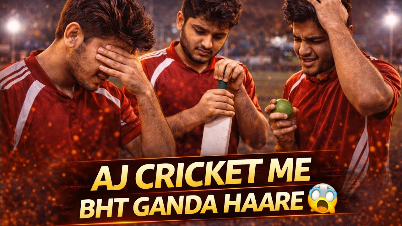 Aj Cricket Me Bht Ganda Haare 😭 | Match Ka Bura Hal Ho Gya | Daily Vlog