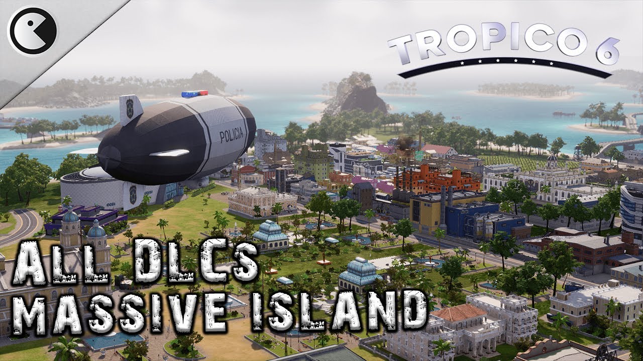 TROPICO 6 DEFINITIVE #16 Airport & Filthy Rich Tourists || 2020 ALL DLCs MASSIVE ISLAND Simulation